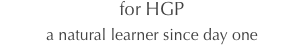 for HGP